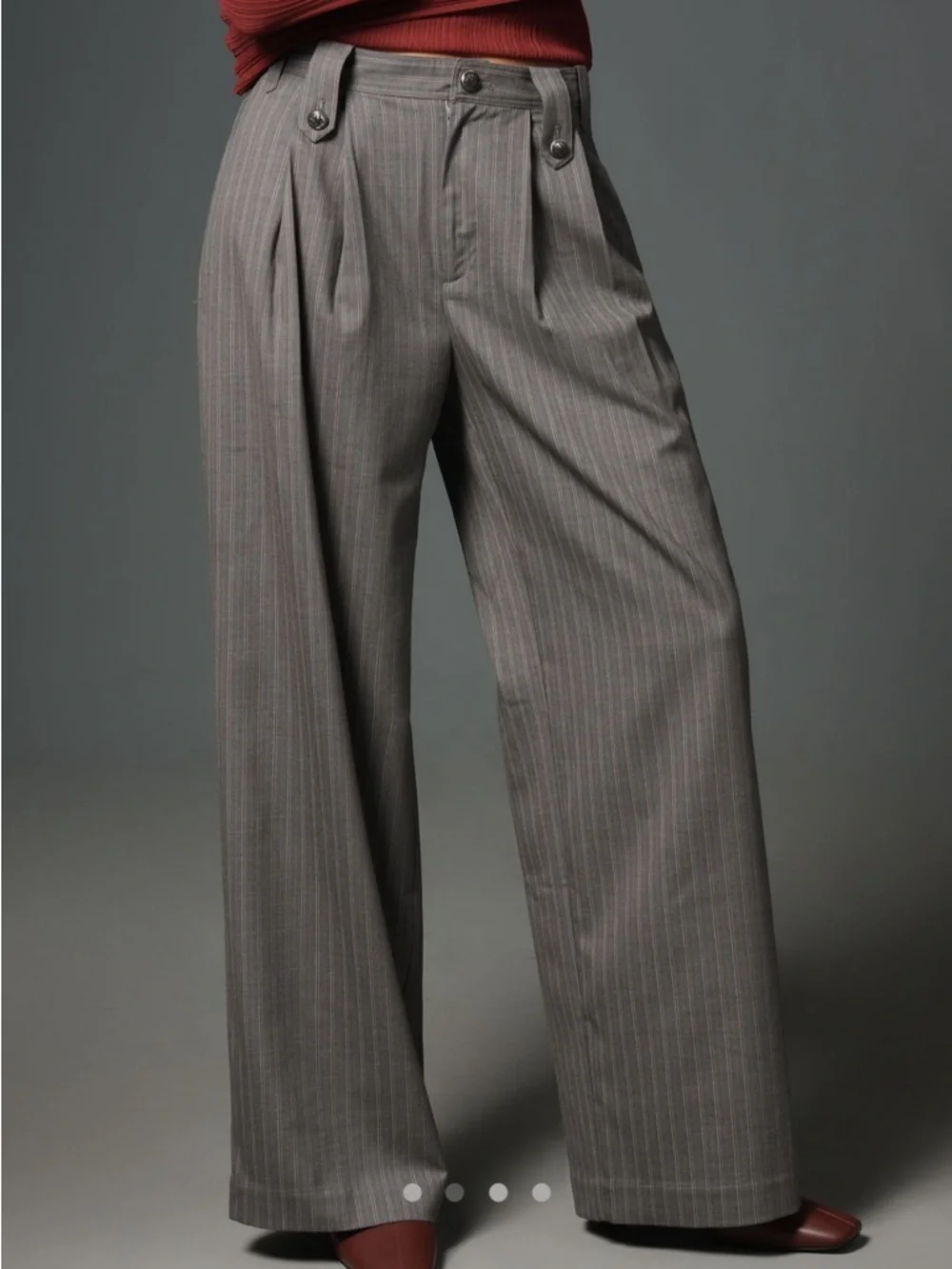 By Anthropologie Wide Leg Trousers - Picture 3 of 5